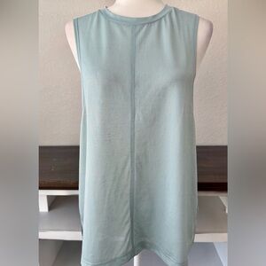 Varley Mariposa Tank Top Muscle Grey Mist Tissue Jersey Women's Size M